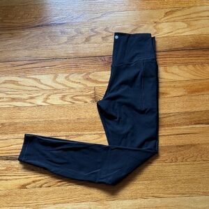 Calia Inspire High Rise 7/8 Leggings Black Size Medium